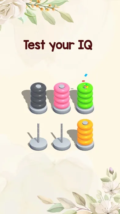 Color Hoop : Ring Sort ASMR 3D স্ক্রিনশট